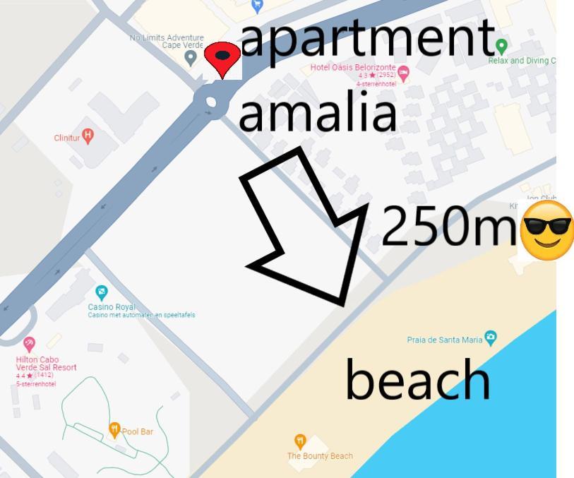 Appartement Amalia Sal Santa Maria Bagian luar foto